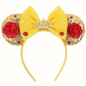 Belle Inspired Beauty & the Beast themed Mouse Ears